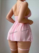 Load image into Gallery viewer, Sexy Lingerie Set Lace Bodysuit Women Transparent Sexy Lingerie See Through Black Tights Fitness Crotchless Erotic Sleepwear