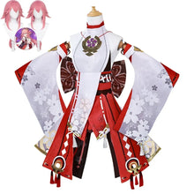 Load image into Gallery viewer, Cosplay Yae Miko Guuji Yae Costume Wig Tail Game Halloween Carnival Women Clothes Sets