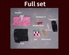 Load image into Gallery viewer, UWOWO Nezuko Cosplay Costume New Design Kamadoo Nezuko Haori Coat Uniform Shirt Pants Belt Halloween Costumes