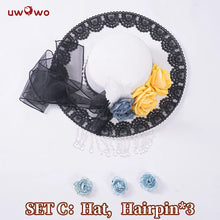 Load image into Gallery viewer, IN STOCK UWOWO Navia Cosplay Game Genshin Impact Fanart Navia Gown Dress Cosplay Costume Halloween Costume