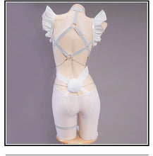 Load image into Gallery viewer, IN STOCK UWOWO 2D Le Malinn Cosplay with Ears Live Cosplay Rabbit Costume Bodysuit Outfit Onepiece For Girls Women
