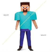 Load image into Gallery viewer, Cosplay Costumes Boys Children M I New Green E Clothes Gray Onesie Child St e Ve Game Character Performance Christmas Halloween
