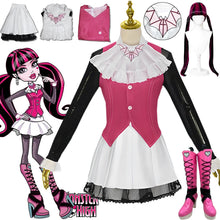Load image into Gallery viewer, Anime Draculaura Cosplay Monster Fantasy High Spectra Vondergeist Costume Women Shoes Boot Outfits Halloween Carnival Girl Suit