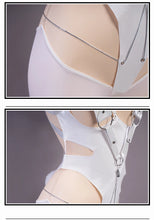 Load image into Gallery viewer, IN STOCK UWOWO 2D Le Malinn Cosplay with Ears Live Cosplay Rabbit Costume Bodysuit Outfit Onepiece For Girls Women