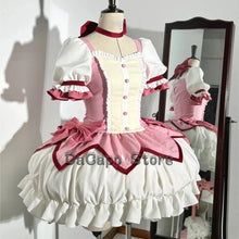 Load image into Gallery viewer, Madoka Kaname Cosplay Costume Wig Puella Magi Madoka Magica Pink Lolilta Cute Dress Madoka Choker Shoes Anime Cosplay Outfits