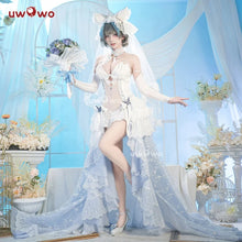 Load image into Gallery viewer, PRE SALE UWOWO Cheshire Cosplay Game Azur Lane Cheshire Oath Wedding Dress Bride Boudoir Cosplay Costume Halloween Costume
