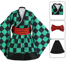 Load image into Gallery viewer, Demon Slayer Anime Inosuke Kamado Nezuko Cosplay Costume Kochou Shinobu Halloween Maid Dress Outfit For Women