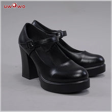 Load image into Gallery viewer, LAST BATCH UWOWO Fischl Cosplay Shoes Genshin Impact Fanart Cosplay Fischl Costume Shoes Fischl Maid Dress Cosplay Heels Boots