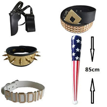 Load image into Gallery viewer, Cosplay Squad Suicide Monster Bracelet Belt necklace Gloves Accessories Full Set Wig Harley