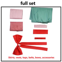 Load image into Gallery viewer, Anime Alluka Zoldyck Cosplay Costume Aruka Zorudikku Pink Green Japanese kimono Wigs Headwear Halloween Party Dressing