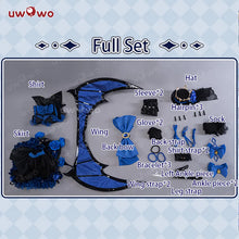 Load image into Gallery viewer, LAST BATCH UWOWO Genshin Impact Fanart Furina Focalors Black Devil Lolita Dress Cosplay Costume With Hat Halloween Costume