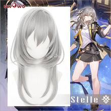 Load image into Gallery viewer, IN STOCK UWOWO Honkai Star Rail: Stelle Cosplay Wig Trailblazer Cosplay Wig Gray Heat Resistant Women Long Hair