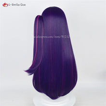 Load image into Gallery viewer, High Quality Hoshino Ai Cosplay Wig Anime Cosplay 80cm Purple Highlight Rose Pink Wig With Headwear Heat Resistant Hair Party