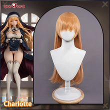 Load image into Gallery viewer, IN STOCK UWOWO NSFW 18+ Original Character Charlotte Nun Figure Sister Cosplay Wig Wig 70cm Orange Hair For Women