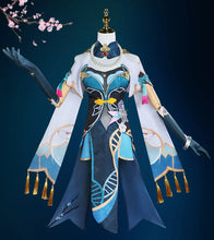 Load image into Gallery viewer, 【Wetrose】In Stock Ruan Mei Cosplay Costume Honkai Star Rail Ruanmei Жуань Мэй Full Set Wig New Year Halloween Qipao Style