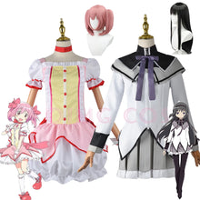 Load image into Gallery viewer, Kaname Madoka Akemi Homura Cosplay Costume Puella Magi Madoka Magica Adult Carnival Uniform Anime Halloween Costumes Women Game