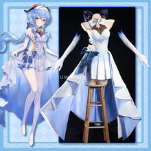 Load image into Gallery viewer, LAST BATCH UWOWO Genshin Impact Fanart Ganyu White Gown Dress Cosplay Costume