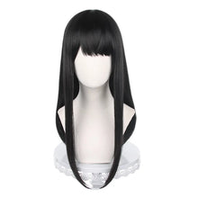 Load image into Gallery viewer, IN STOCK UWOWO Anime Cosplay Cosplay Wig Mitakaa Asaa Wig Long Black Hair
