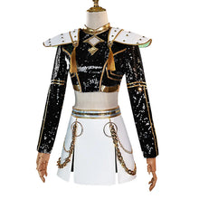 Load image into Gallery viewer, UWOWO Zoey Cosplay Collab Series: Kpop Huntrix Zoey GOLDEN Performance Black Suit Cosplay Costume XS-3XL Halloween Costume