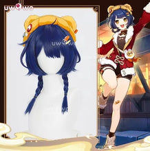 Load image into Gallery viewer, UWOWO Xiangling Cosplay Collab Series: Game Genshin Impact XiangLing New Year's Cheer outfit Lantern Rite Cosplay Costume Bag