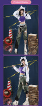 Load image into Gallery viewer, UWOWO Collab Series: Ashe Cosplay Game Overwatchh 2 x LEe SSERAFIMm Fearlesss Ashe Cosplay Costume XS-XXL Halloween Costume