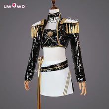 Load image into Gallery viewer, UWOWO Mira Cosplay Collab Series: Kpop Huntrix Mira GOLDEN Performance Black Suit Cosplay Costume XS-3XL Halloween Costume