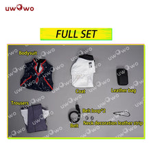 Load image into Gallery viewer, IN STOCK UWOWO Lucy Cosplay Costume Lucy Outfit Cosplay Anime Lucy Bodysuit with Coat Full Set Halloween Costumes Full Set