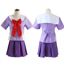 Load image into Gallery viewer, Gasai Yuno Cosplay Anime Future Diary Gasai Yuno Mirai Nikki Cosplay Costume School Uniform Bow Short Skirt Wig Halloween Suits