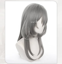Load image into Gallery viewer, IN STOCK UWOWO Honkai Star Rail: Stelle Cosplay Wig Trailblazer Cosplay Wig Gray Heat Resistant Women Long Hair