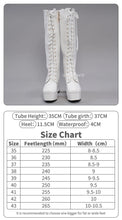 Load image into Gallery viewer, UWOWO Cosplay Shoes Universal Shoes Boots Black Blue White Rose High Tube Boots