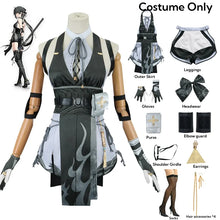 Load image into Gallery viewer, Wuthering Waves Rover Cosplay Costume Wig Female Uniform Earrings Bag Main Character Resonator Halloween Party for Women