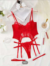 Load image into Gallery viewer, Sexy Set Womens Underwear Exotic Emotional Bra Set Embroidered Print Brassiere Lingerie Set Women's Set Push Up Thin Bralette