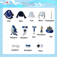 Load image into Gallery viewer, UWOWO Collab Series:Furina Cosplay GAME Genshin Impact Furina Focalors Hydro Archon Fontaine Rococo Furina Cospaly Outfit