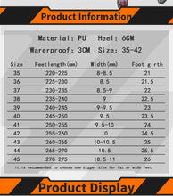 Load image into Gallery viewer, UWOWO Jane Doe Cosplay Shoes Game Zenless Zone Zero Cosplay/ZZZ Cosplay Jane Doe Shoes Boots Halloween Shoes Size 35-45