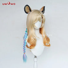 Load image into Gallery viewer, UWOWO Xilonen Wig Game Genshin Impact Xilonen Cosplay Wig With Ears Yellow Hair Long Hair Halloween Wig