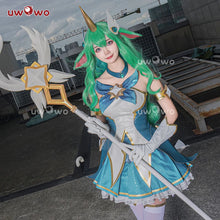 Load image into Gallery viewer, IN STOCK UWOWO Soraka Cosplay League of Legends/LOL: Star Guardian Soraka SG Cosplay Costume Dress Halloween Cos