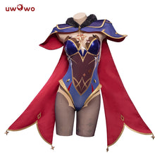 Load image into Gallery viewer, IN STOCK UWOWO Game Genshin Impact Mona Megistus Astral Reflection Cosplay Costume Enigmatic Astrologer Halloween Costume