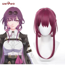 Load image into Gallery viewer, UWOWO Honkai Star Rail Kafka Cosplay Wig Red Purple Long Hair Heat Resistant Halloween Cosplay Wigs
