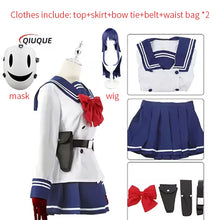 Load image into Gallery viewer, Anime High Rise Invasion Cosplay Costume Wigs Tenkuu Shinpan Yuri Honjo Wig Women Sailor Suit JK School Uniform