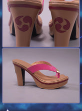 Load image into Gallery viewer, IN STOCK UWOWO Game Genshin Impact Raiden Shogun Baal Cosplay Shoes Ba'al Halloween High Heels for Women  Clothing