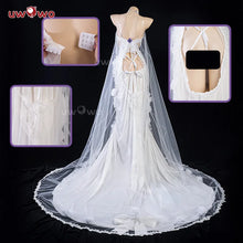 Load image into Gallery viewer, IN STOCK UWOWO Musashii Cosplay Game Azur Lanee Musashii Oath Dress 'Purest Wisteria' Bride Cosplay Costume Halloween Costume