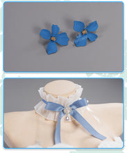 Load image into Gallery viewer, IN STOCK UWOWO Mikku Cosplay Costume Flower Fairy Dress Full Set Anime Cute Women White Bunny Jumpsuit Halloween Costumes