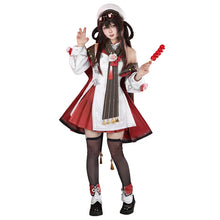 Load image into Gallery viewer, UWOWO Hutao Cosplay Collab Series: Game Genshin impact Hutao Cherries Snow Laden outfit Lantern Rite Cosplay Costume