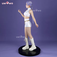 Load image into Gallery viewer, UWOWO Rumi Cosplay Collab Series: Kpop Huntrix Rumi White Holographic Performance Cosplay Costume XS-3XL Halloween Costume