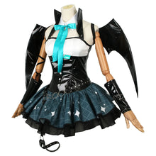 Load image into Gallery viewer, Women Sexy Demon Miku Cosplay Costumes Anime Devil Hatsune Cosplay Uniform Dress Wigs Wings Suit With Horns Tail Halloween Party