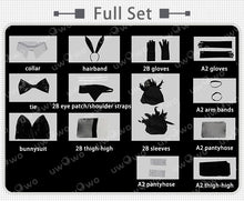 Load image into Gallery viewer, UWOWO Collab Series: NieRR:Automataa A2/2B Bunnysuit Cosplay Costume Game Cosplay No.2 Cosplay Full set Halloween Costumes
