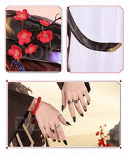 Load image into Gallery viewer, IN STOCK Hutao Cosplay Game Genshin Impact Cosplay【Size S-XXL】DokiDoki-SR HuTao Costume Metal Accessories Halloween Plus Size