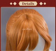 Load image into Gallery viewer, UWOWO Fanart Namii Chinese Dress Cheongsam Cosplay Wig Long Yellow Gold Hair 100cm Wig