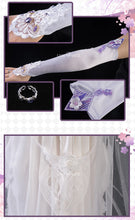Load image into Gallery viewer, IN STOCK UWOWO Musashii Cosplay Game Azur Lanee Musashii Oath Dress 'Purest Wisteria' Bride Cosplay Costume Halloween Costume