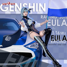 Load image into Gallery viewer, LAST BATCH UWOWO Genshin Impact Fanart Racing Eula Cosplay Costume Bodysuit